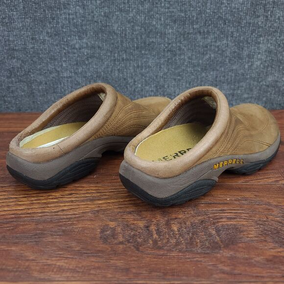 Merrell Jungle Moc Slip On Clogs Womens 7 Brown Suede Comfort Casual - Picture 8 of 14